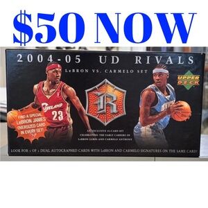 Lebron James Carmelo Anthony 2004/05 Upper Deck Rivals NBA Basketball Card Set